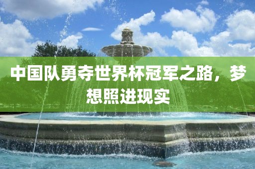 中国队勇夺世界杯冠军之路，梦想照进现实