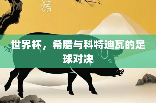 世界杯，希腊与科特迪瓦的足球对决